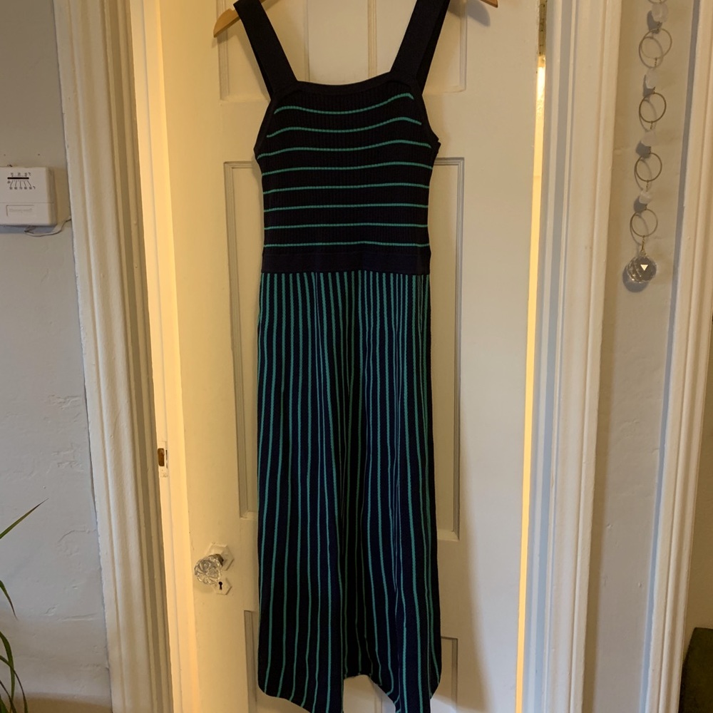 Striped Banana Republic dress